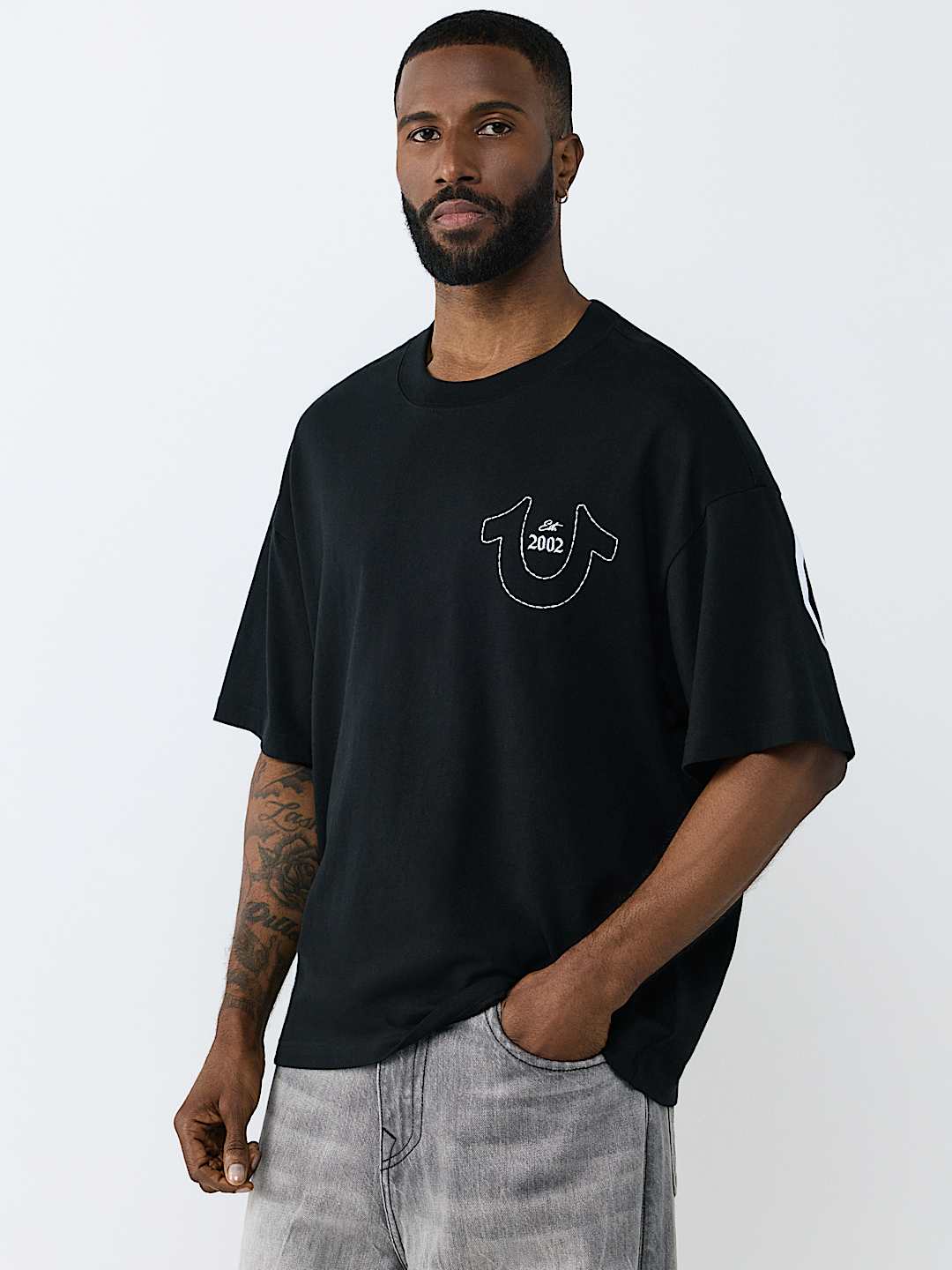 OVERSIZED HEAVYWEIGHT SCRIPT TEE, image 3