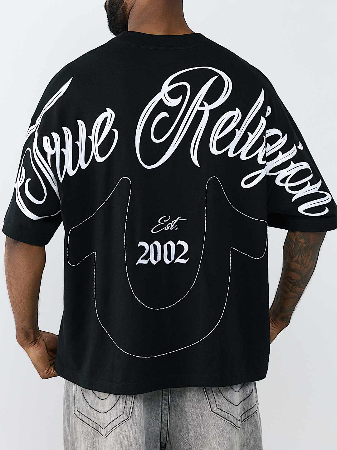 OVERSIZED HEAVYWEIGHT SCRIPT TEE, image 1