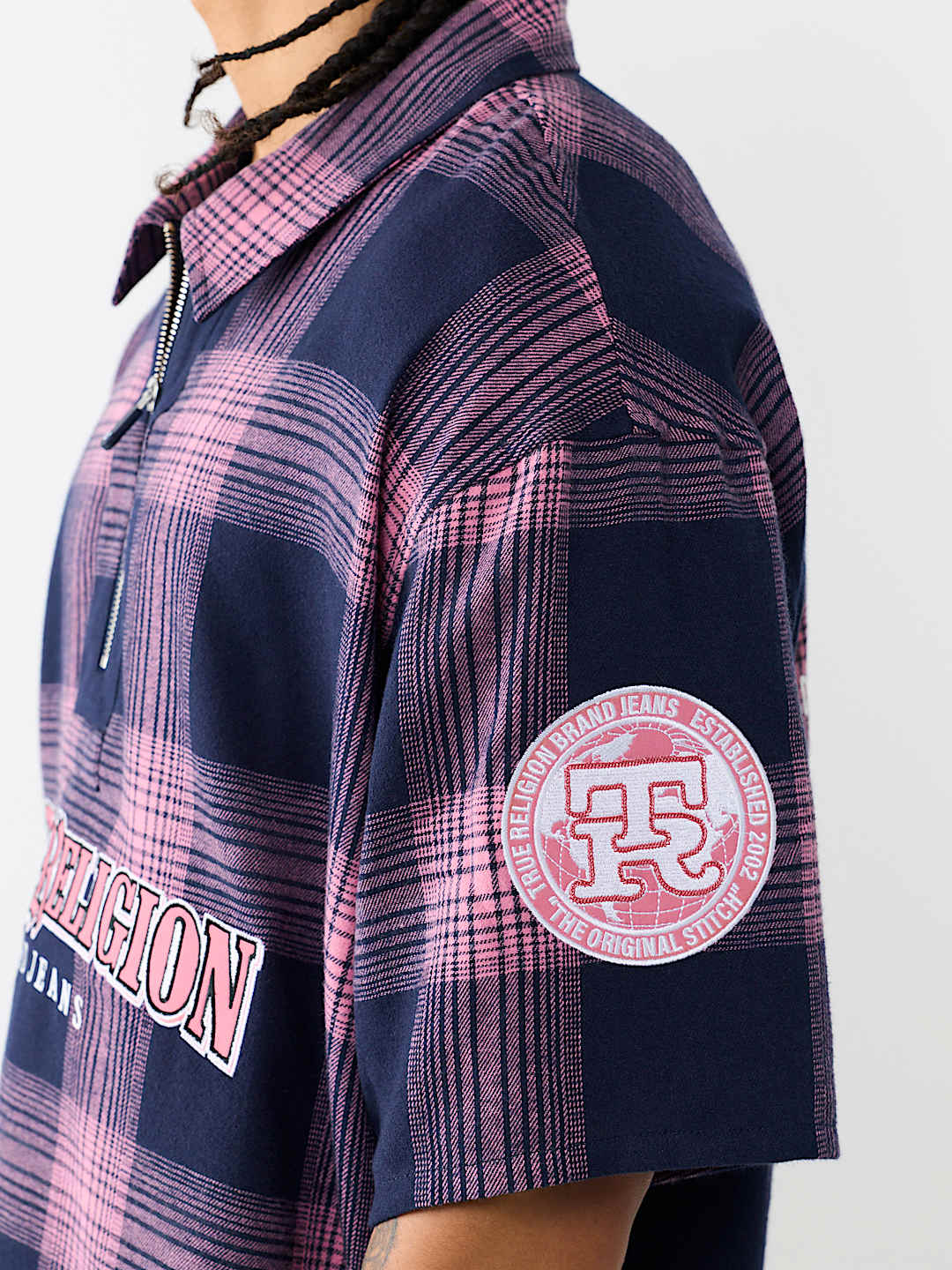 PLAID BOXY SHIRT