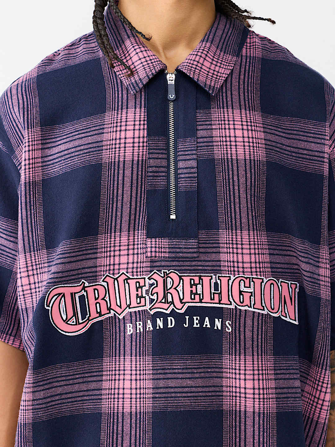 PLAID BOXY SHIRT