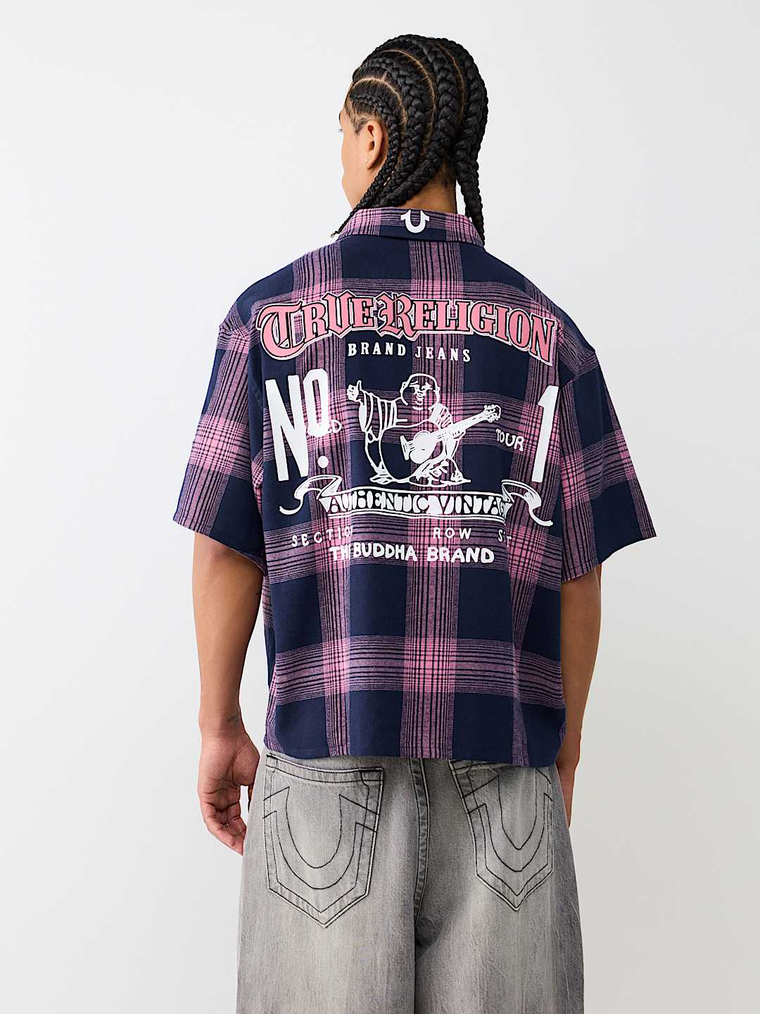 PLAID BOXY SHIRT