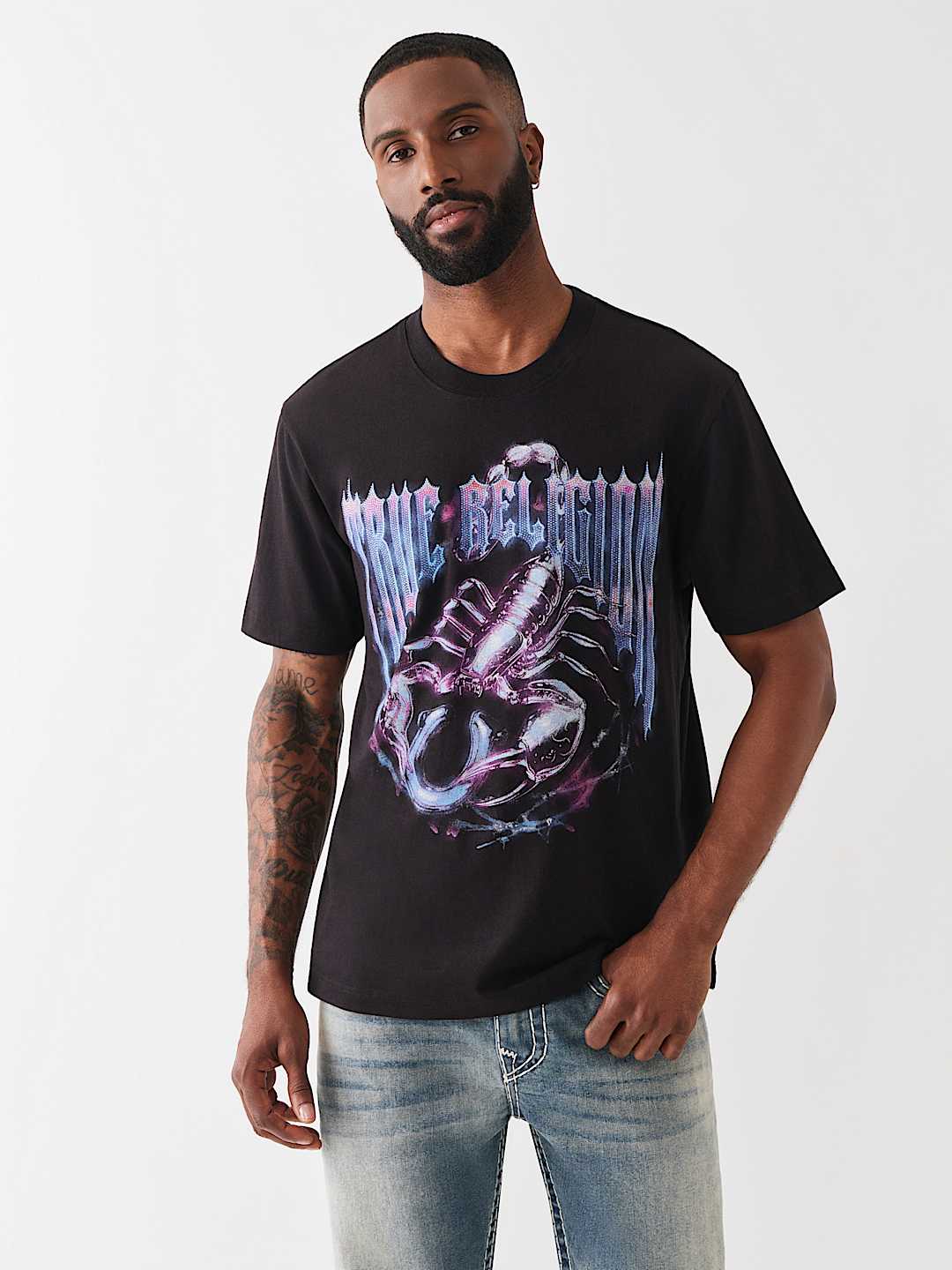 IRON SCORPION CRYSTAL TEE