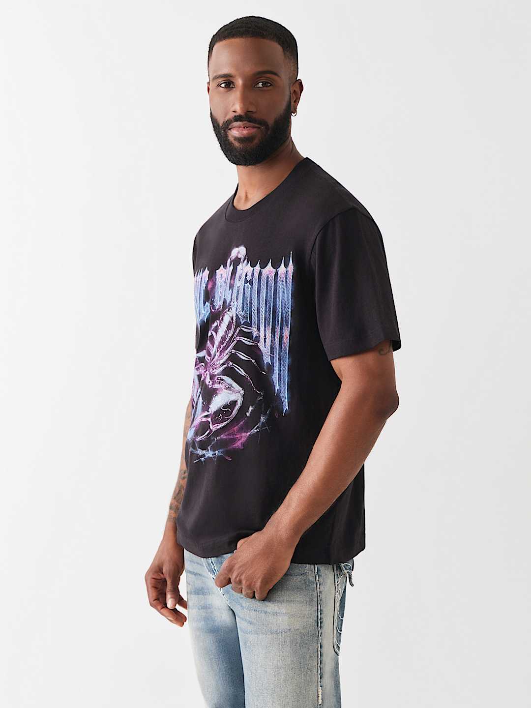 IRON SCORPION CRYSTAL TEE