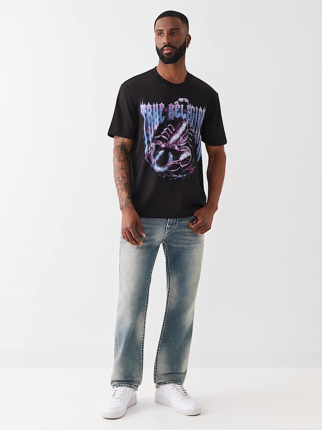 IRON SCORPION CRYSTAL TEE