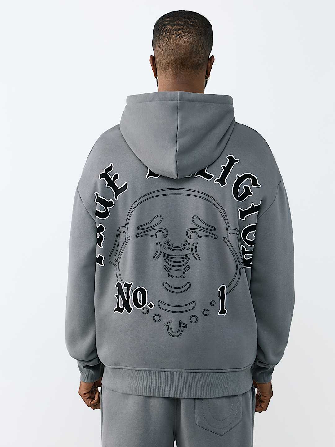 AUTHENTIC LOGO ZIP HOODIE, image 4