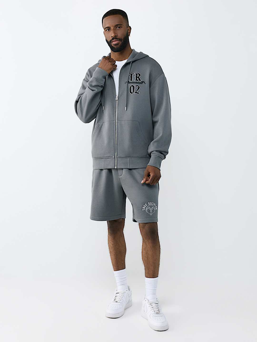AUTHENTIC LOGO ZIP HOODIE, image 5