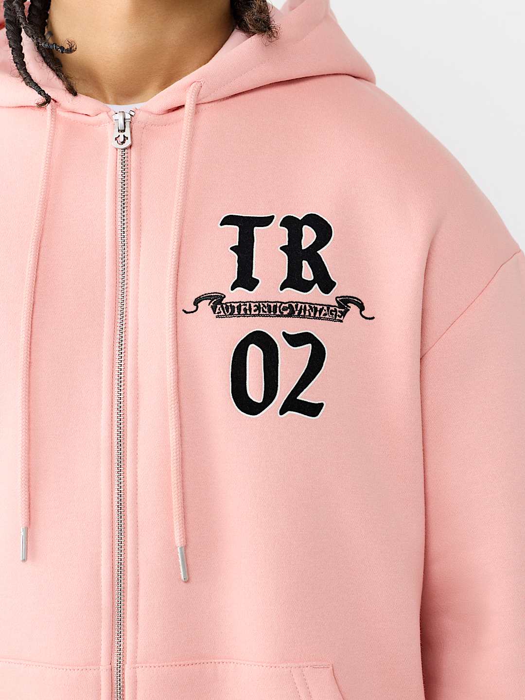 AUTHENTIC LOGO ZIP HOODIE, image 4