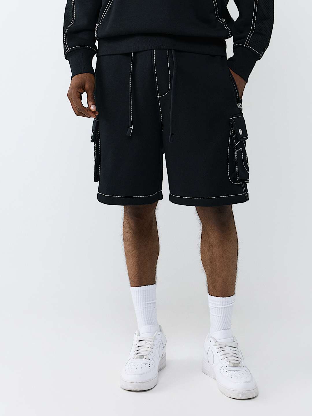MESH PANEL BIG T CARGO SHORT, image 2