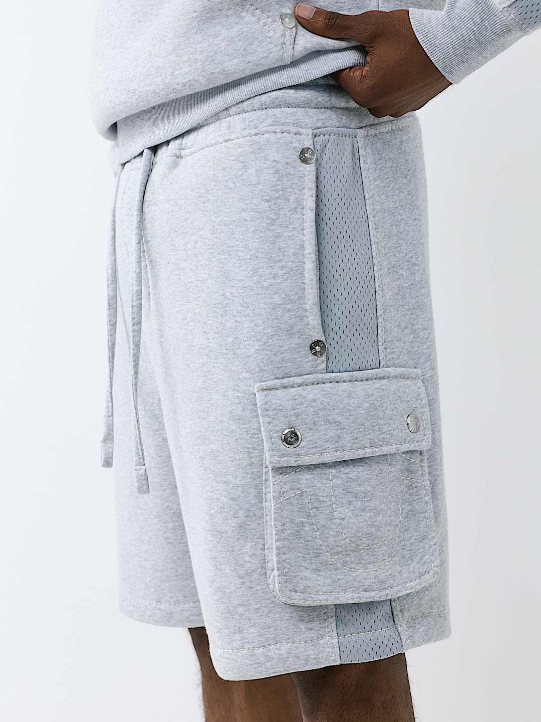 MESH PANEL BIG T CARGO SHORT, image 1