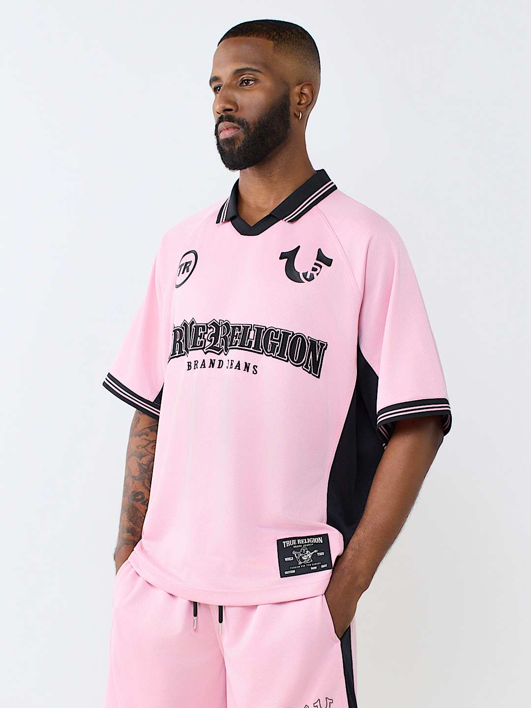 MESH OVERSIZED SOCCER JERSEY