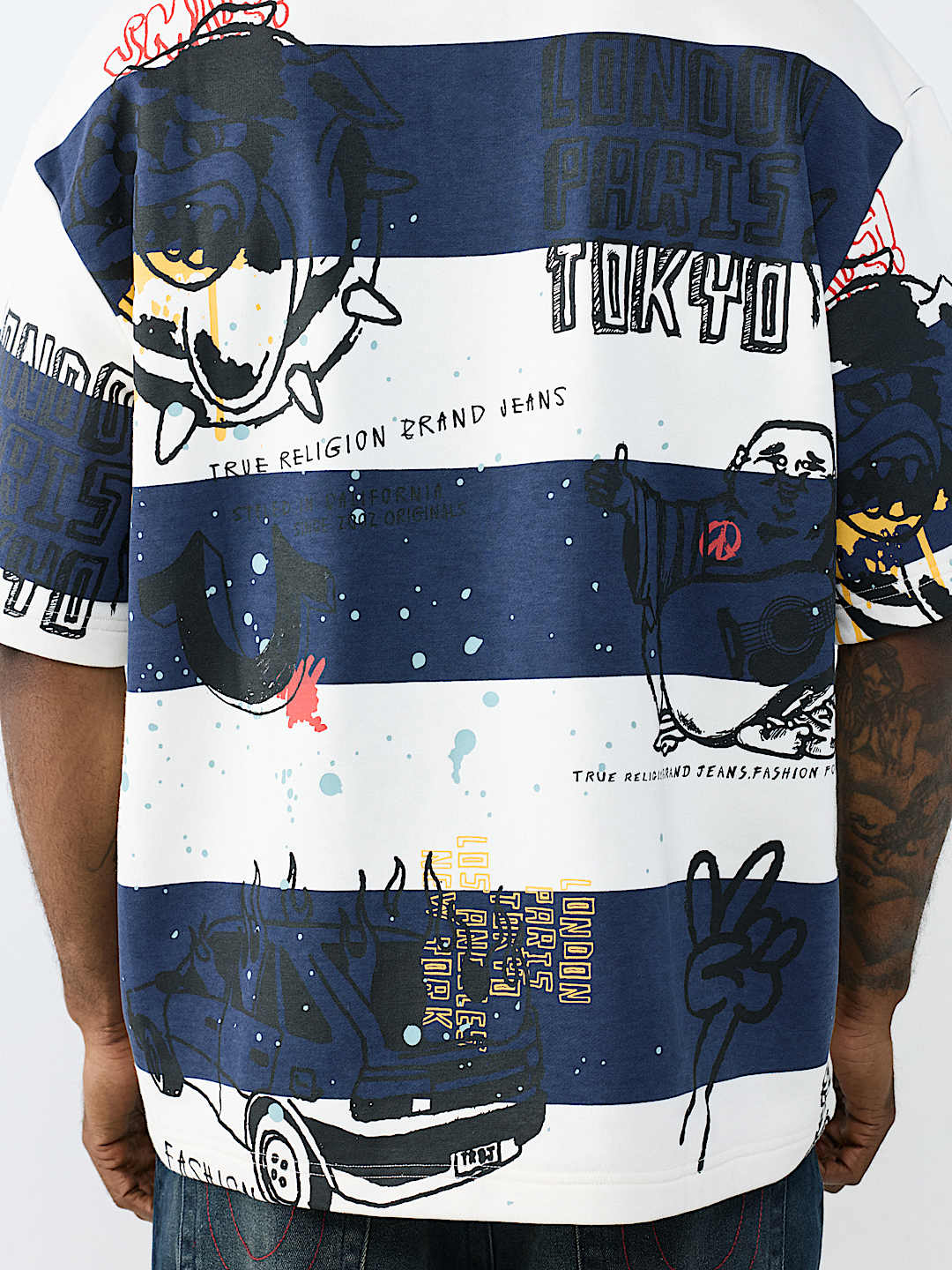 DOODLE HEAVYWEIGHT RELAXED RUGBY SHIRT, image 5