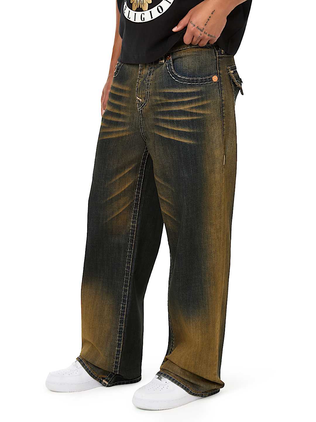 VINNY SUPER T FLAP ULTRA BAGGY JEAN 34"