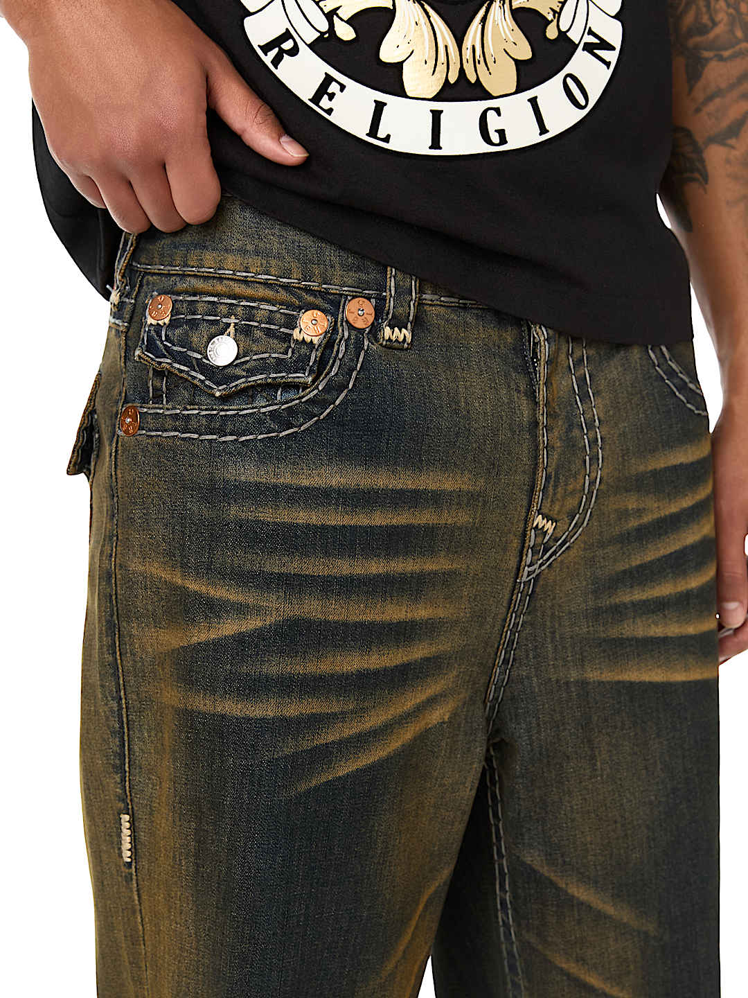 VINNY SUPER T FLAP ULTRA BAGGY JEAN 34"