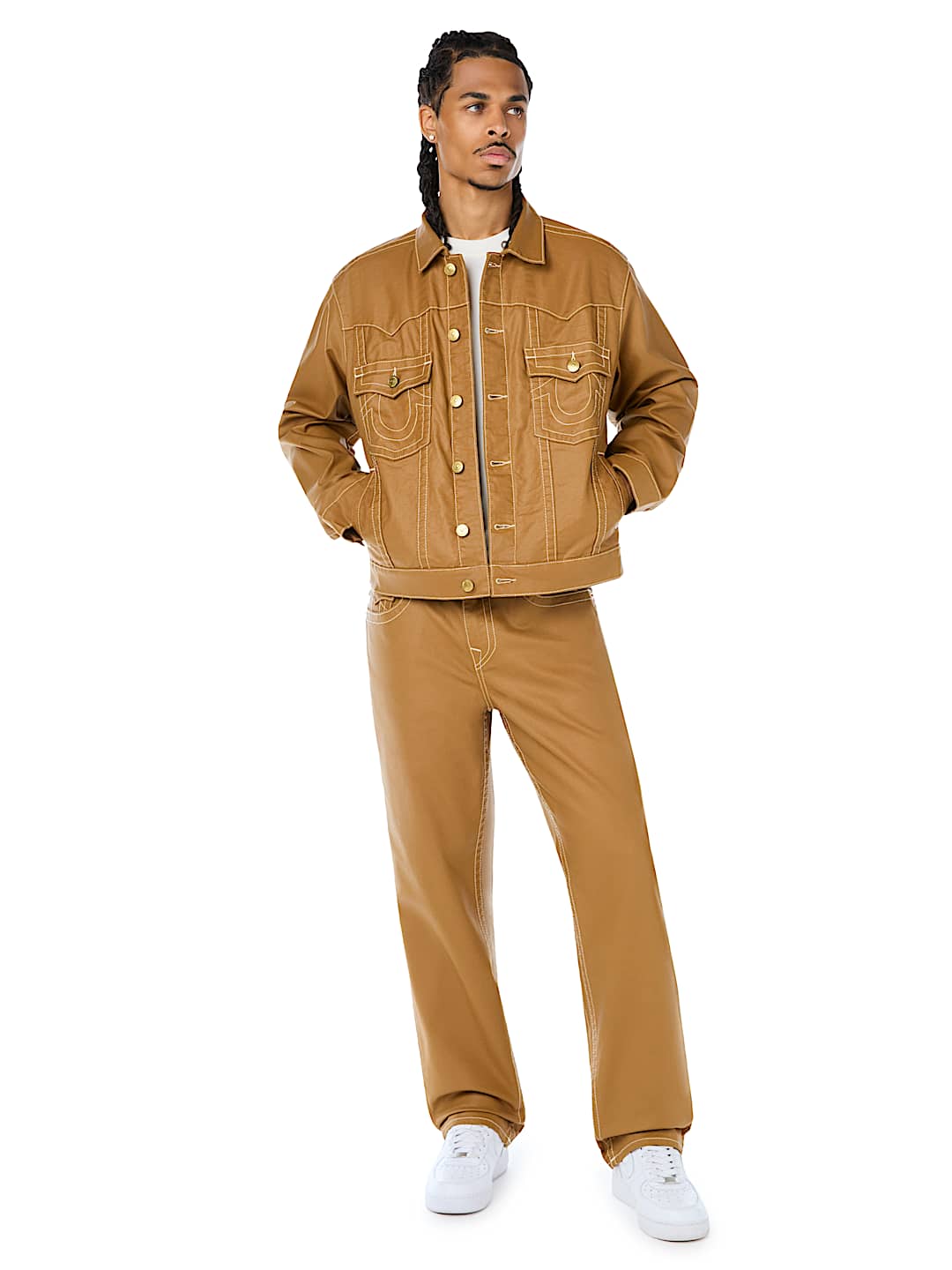 JIMMY COATED OVERSIZED JACKET