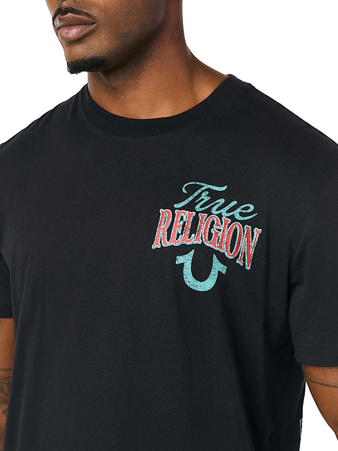MULTI LOGO HORSESHOE BUDDHA TEE