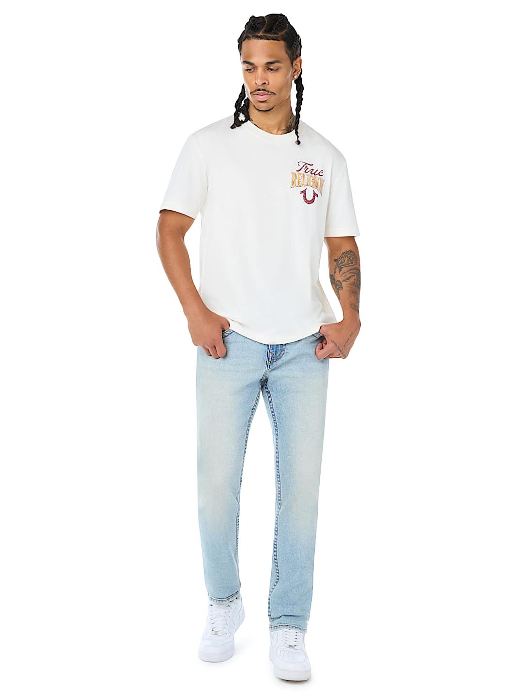 MULTI LOGO HORSESHOE BUDDHA TEE