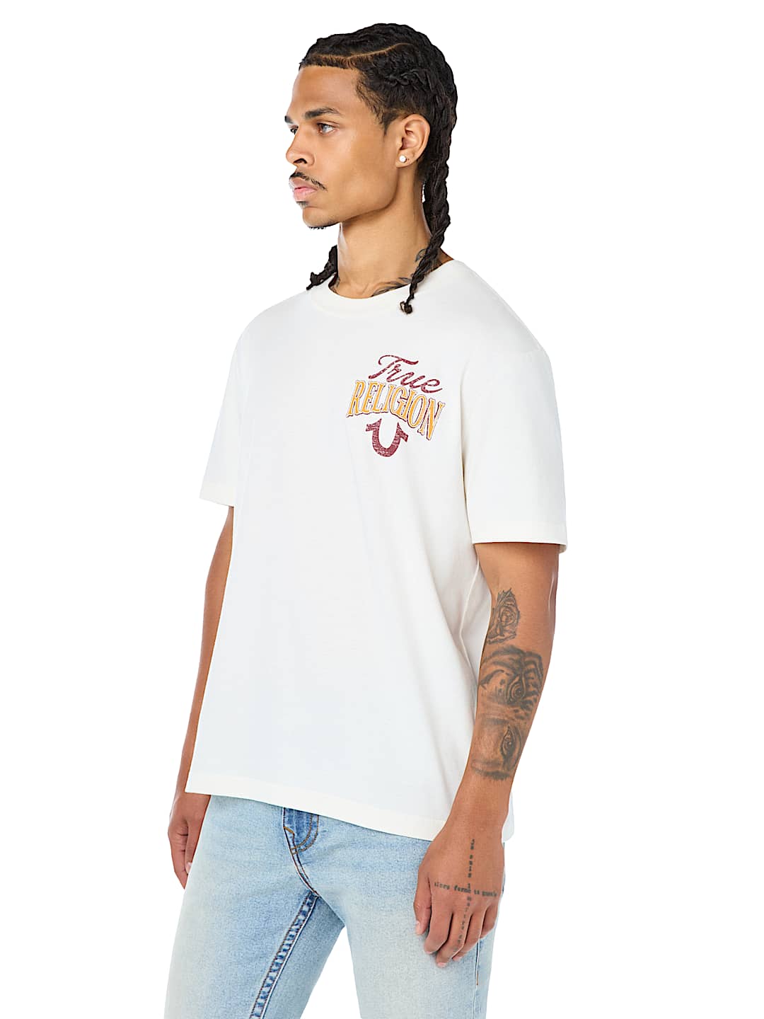 MULTI LOGO HORSESHOE BUDDHA TEE