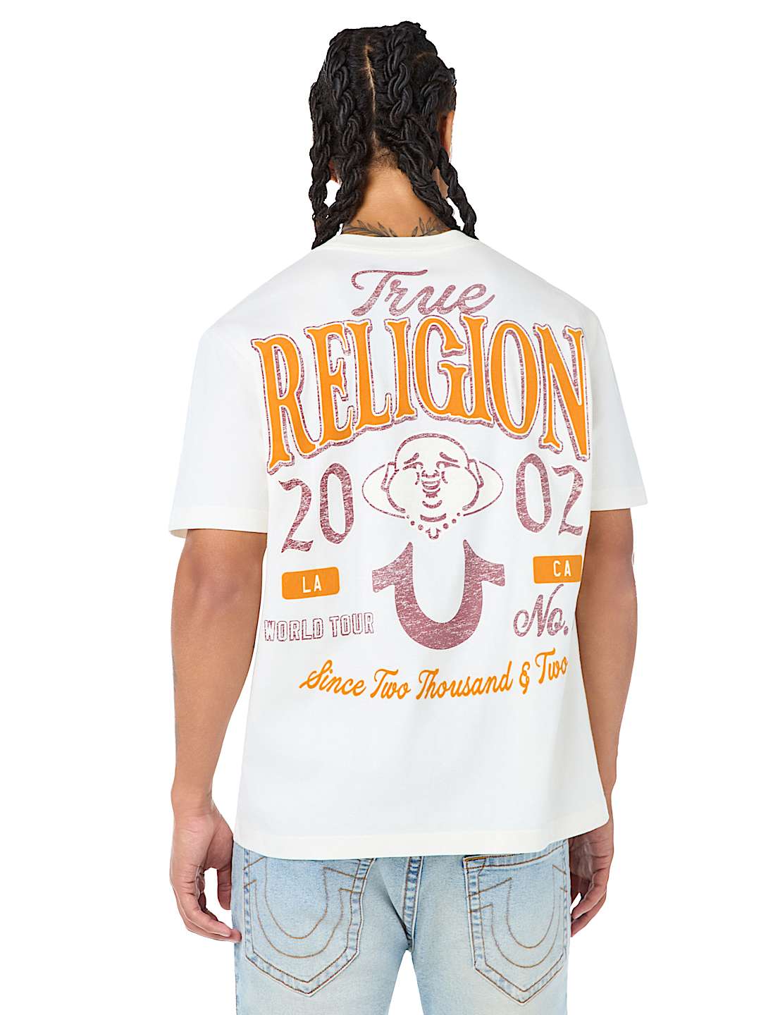 MULTI LOGO HORSESHOE BUDDHA TEE