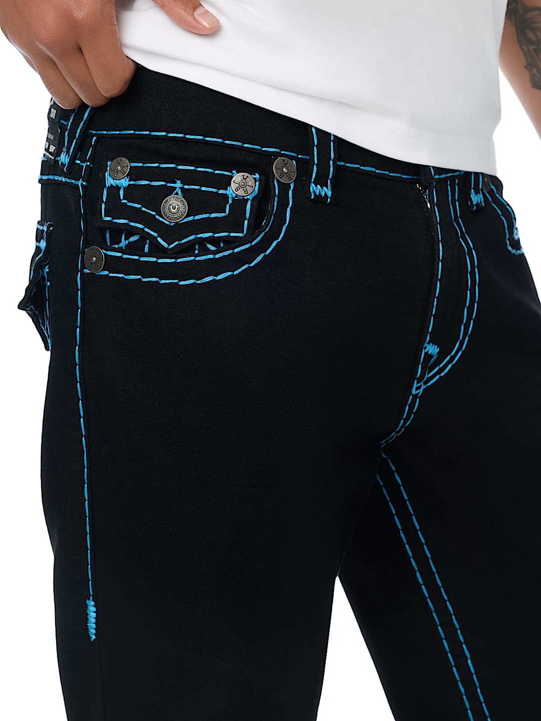 RICKY SUPER T FLAP STRAIGHT JEAN 34"