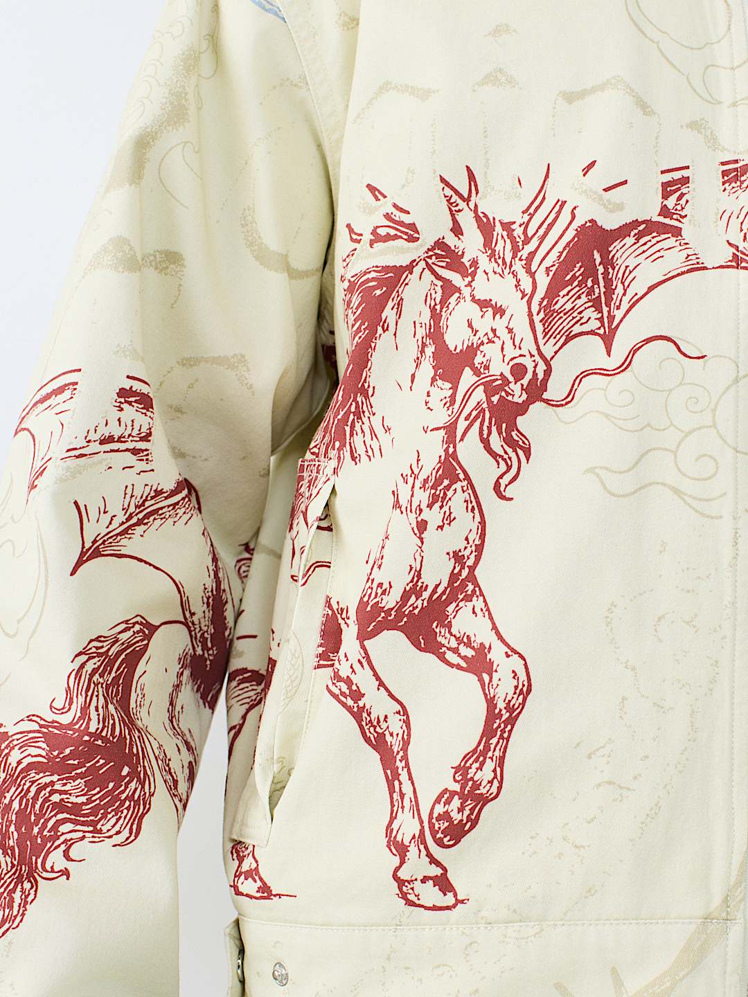 WASHED POPLIN TATTOO JACKET