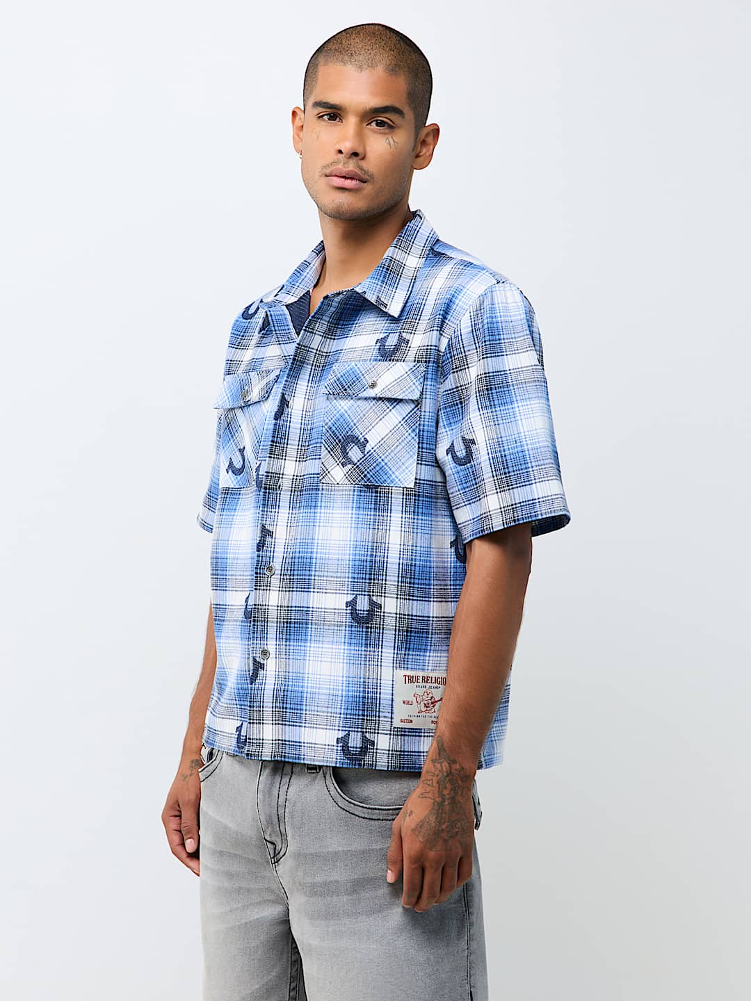 LIGHTWEIGHT FLANNEL SHORT SLEEVE SHIRT