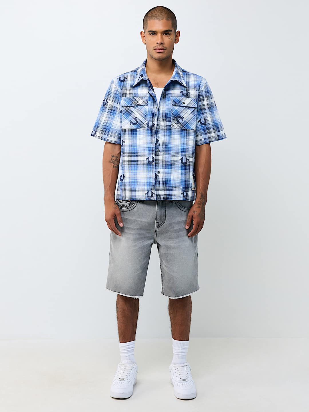 LIGHTWEIGHT FLANNEL SHORT SLEEVE SHIRT