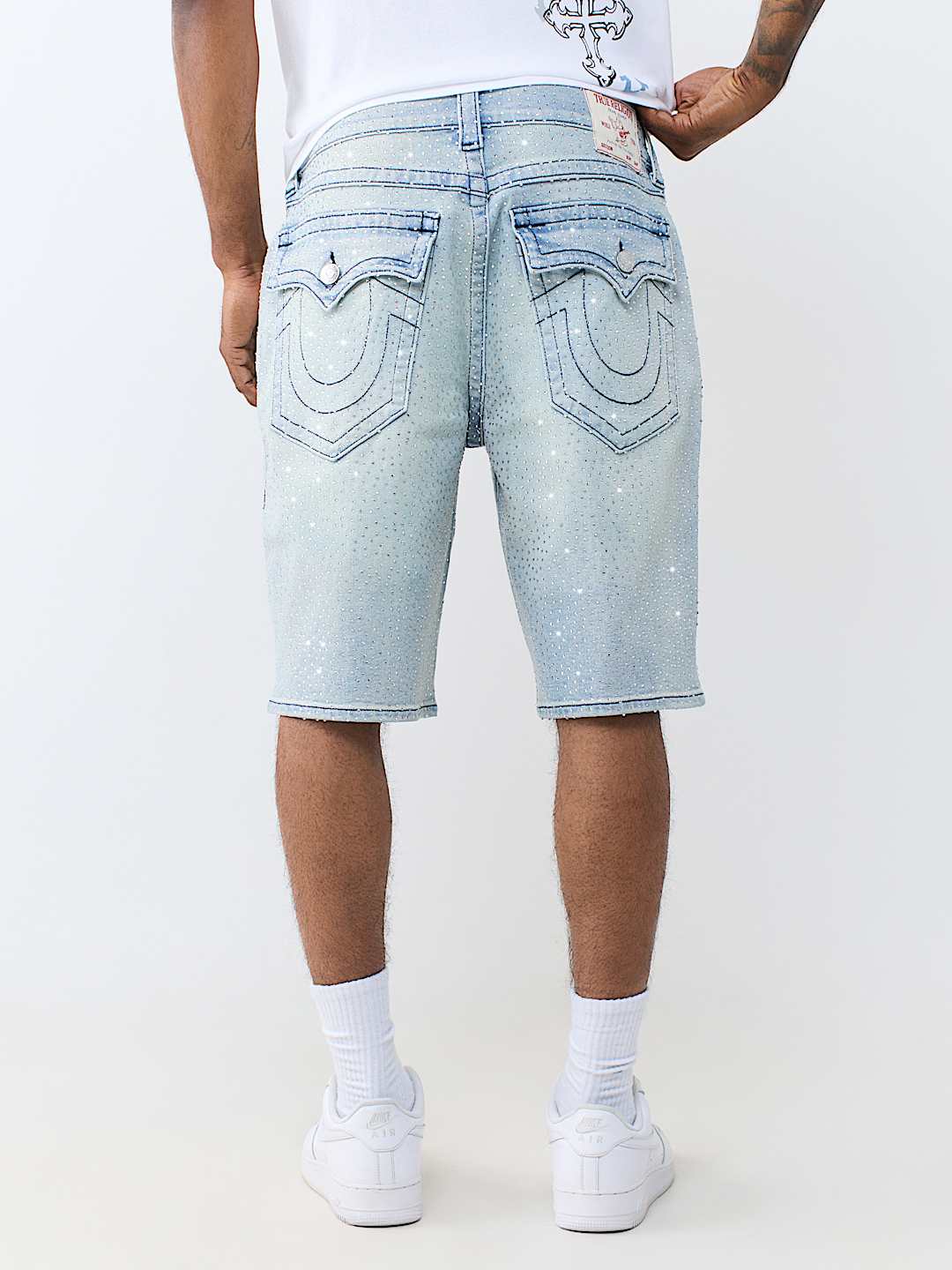 BOBBY CRYSTAL FLAP BAGGY SHORT