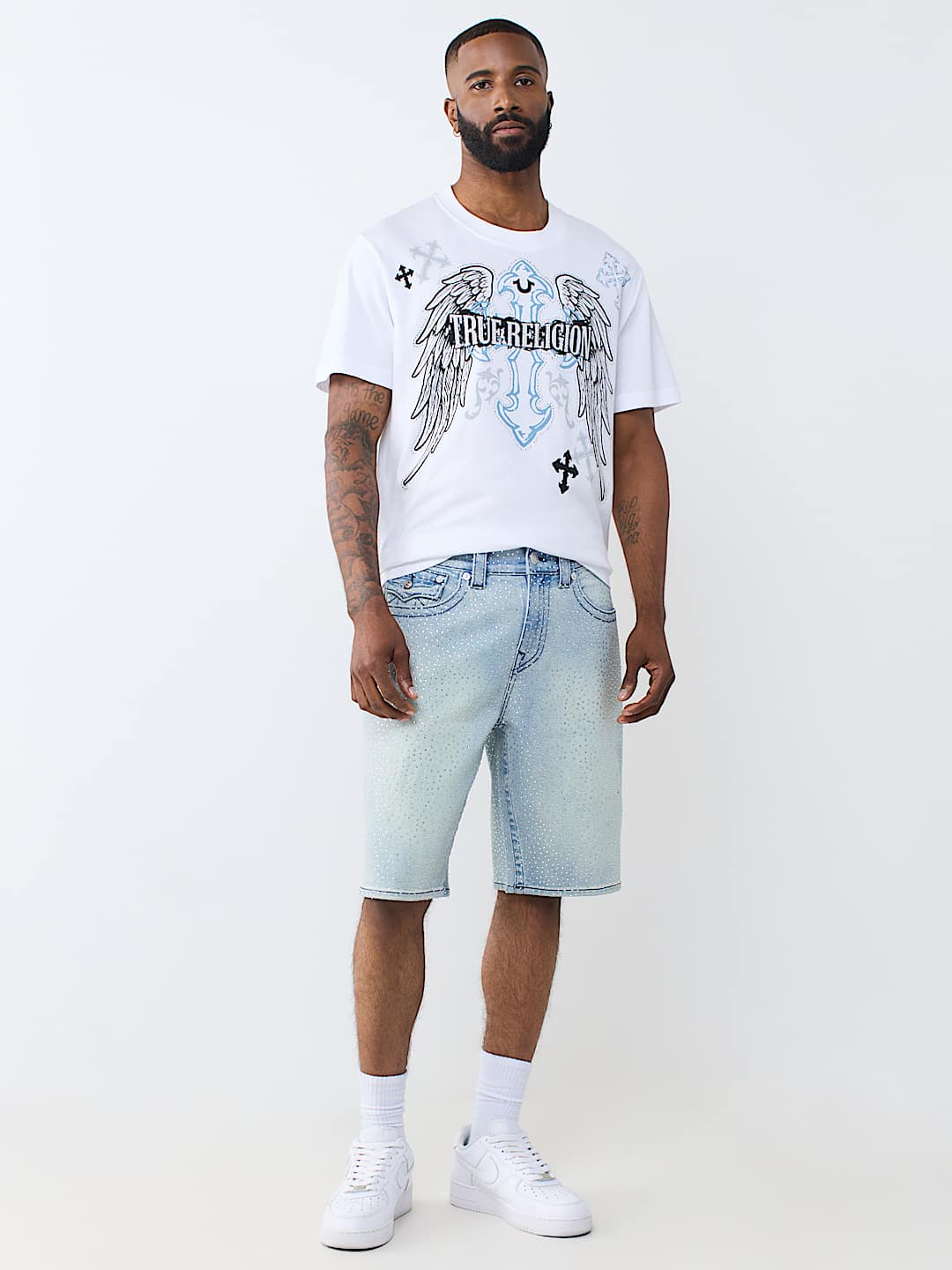 BOBBY CRYSTAL FLAP BAGGY SHORT
