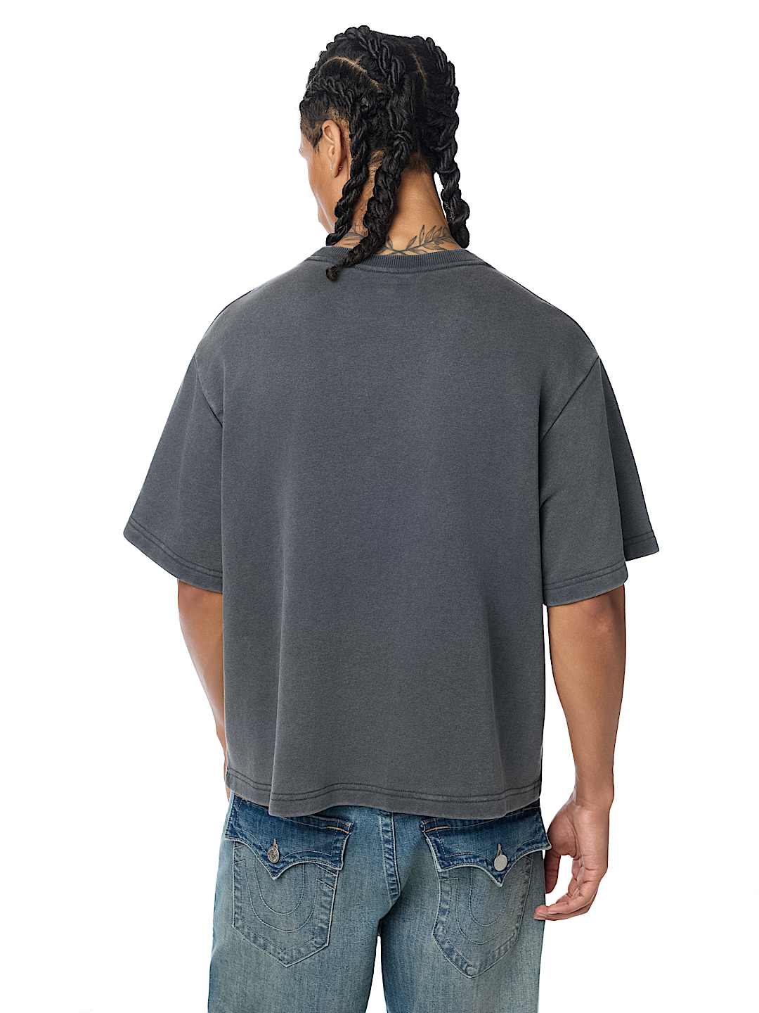 BOXY TERRY WASHED TOP