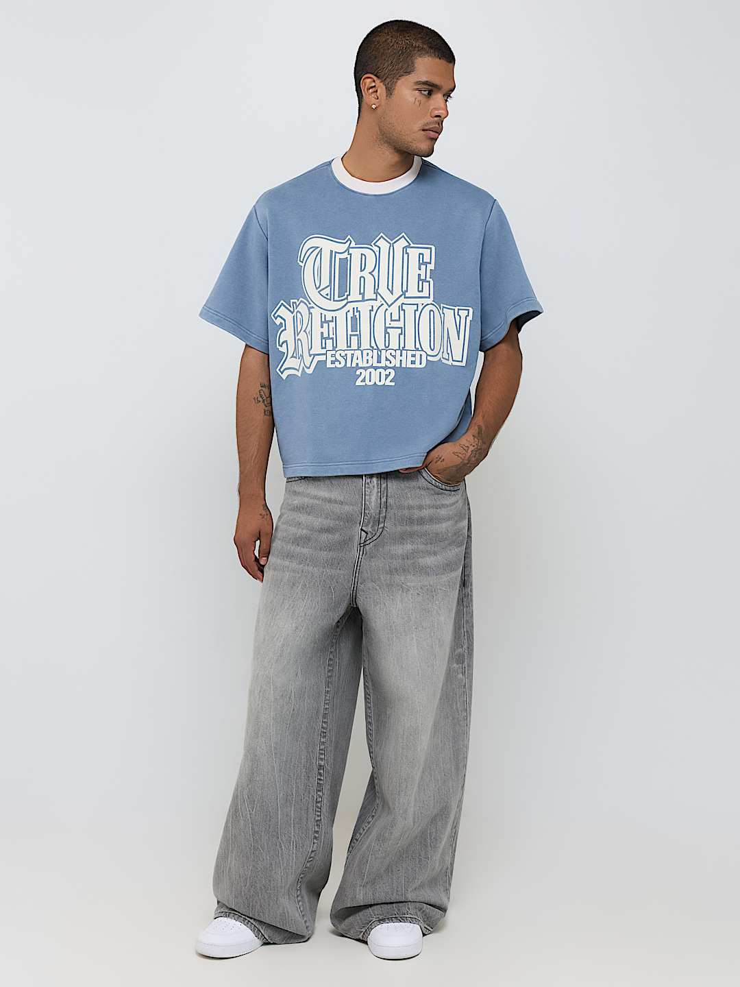 BOXY TERRY WASHED TOP