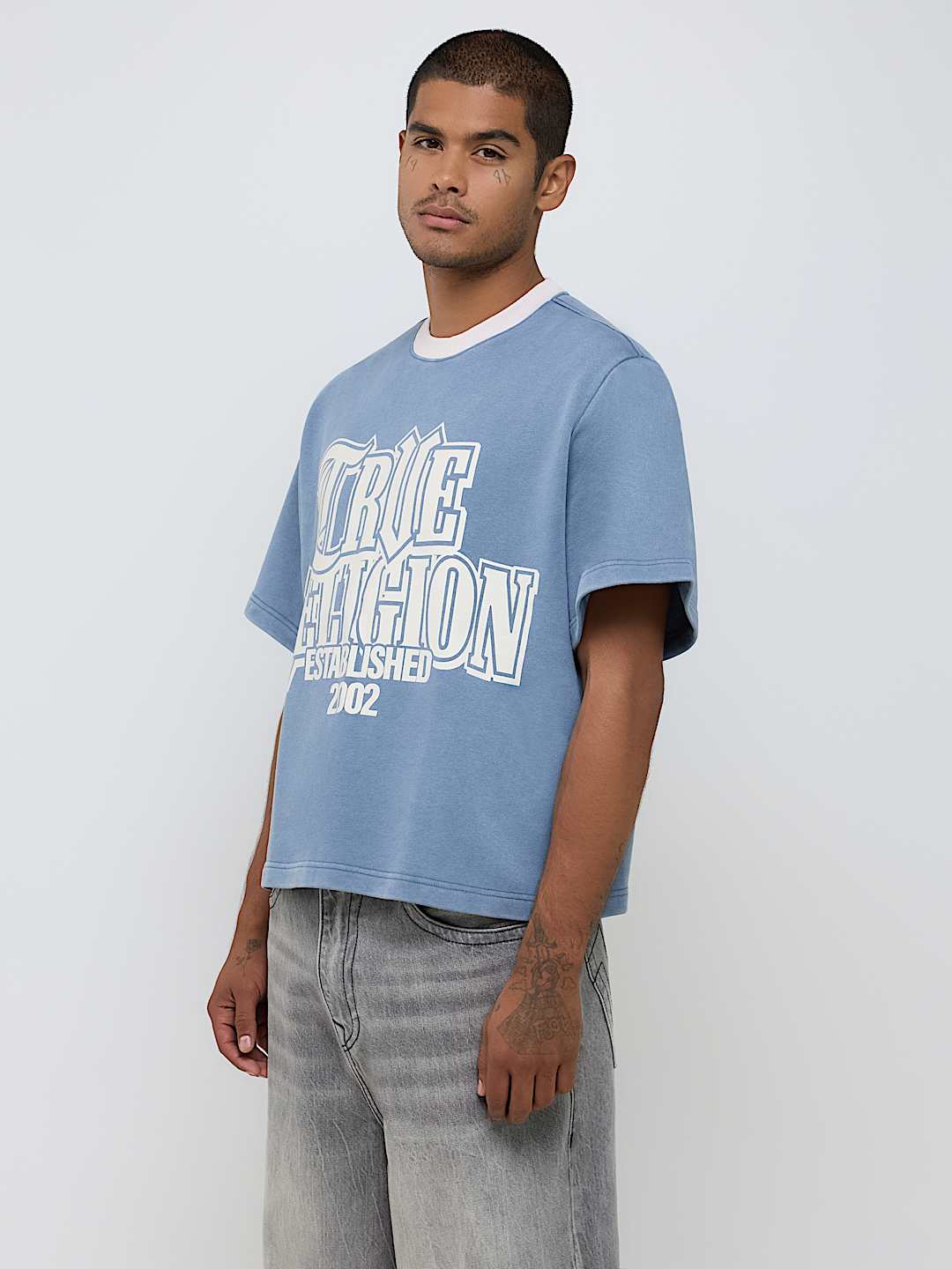 BOXY TERRY WASHED TOP