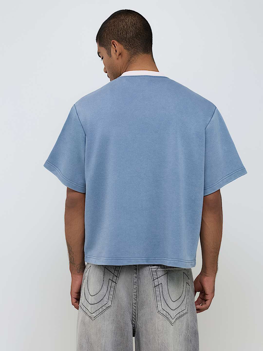 BOXY TERRY WASHED TOP