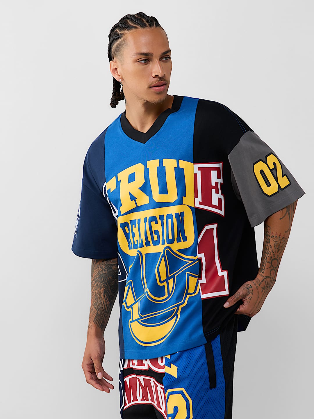 SPLICED HEAVYWEIGHT OVERSIZED JERSEY