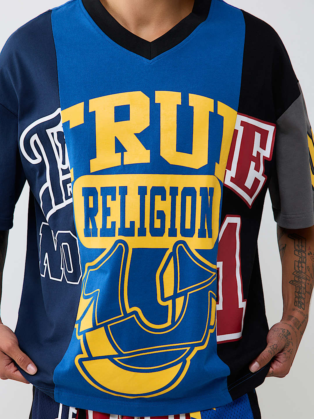 SPLICED HEAVYWEIGHT OVERSIZED JERSEY