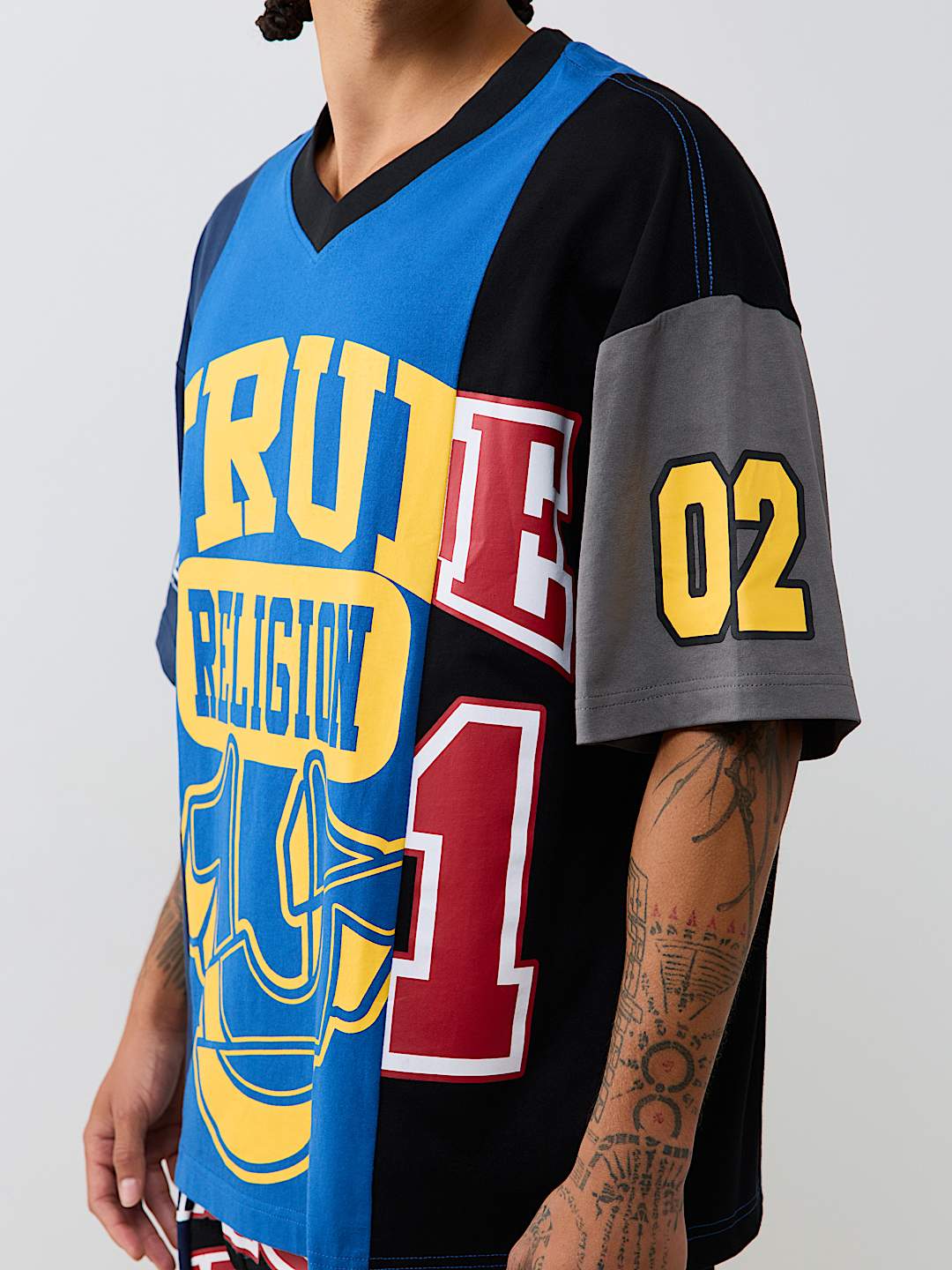 SPLICED HEAVYWEIGHT OVERSIZED JERSEY