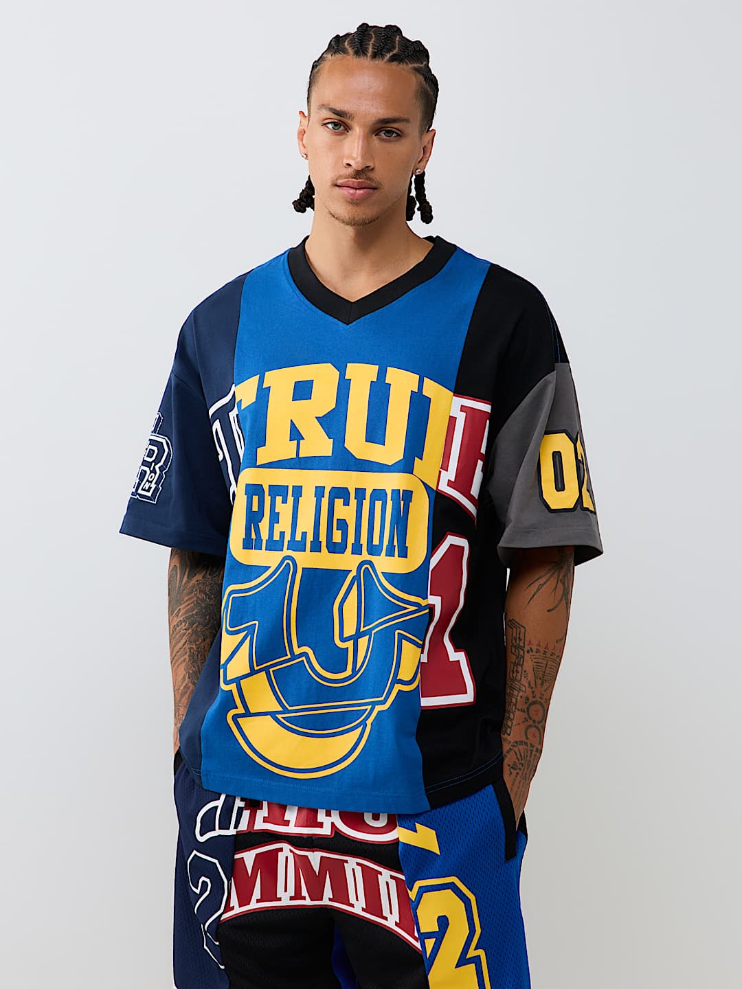 SPLICED HEAVYWEIGHT OVERSIZED JERSEY