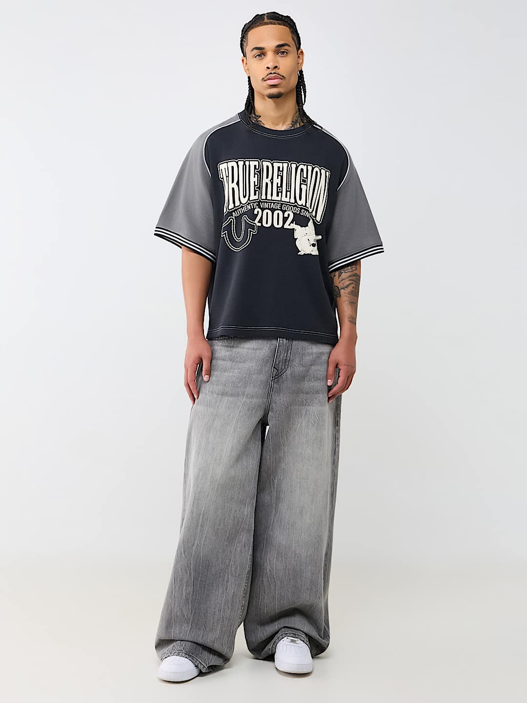 RAGLAN HEAVYWEIGHT BOXY KNIT TOP