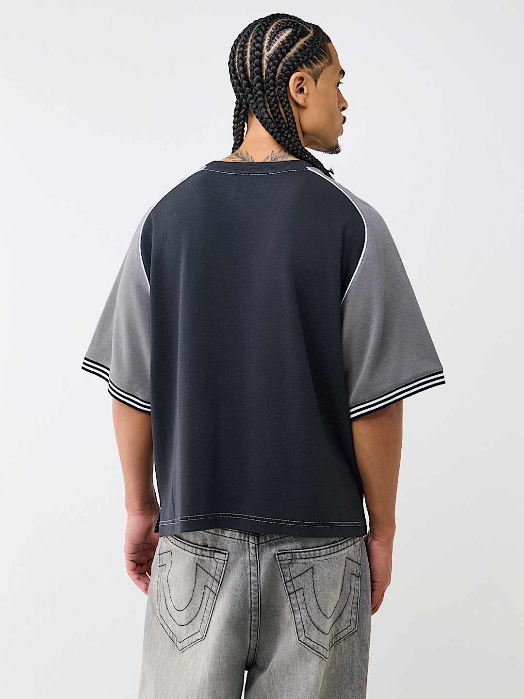 RAGLAN HEAVYWEIGHT BOXY KNIT TOP
