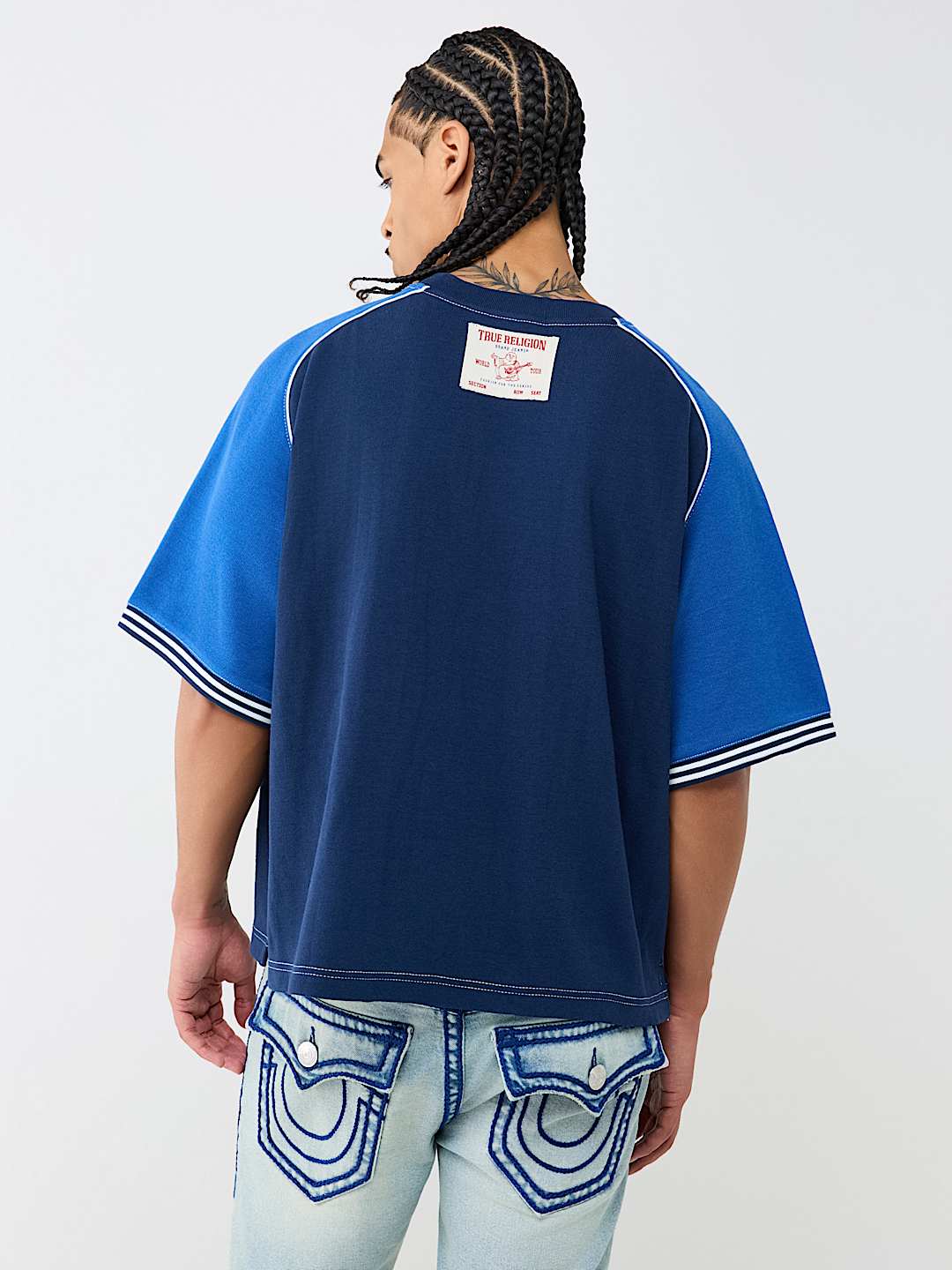 RAGLAN HEAVYWEIGHT BOXY KNIT TOP