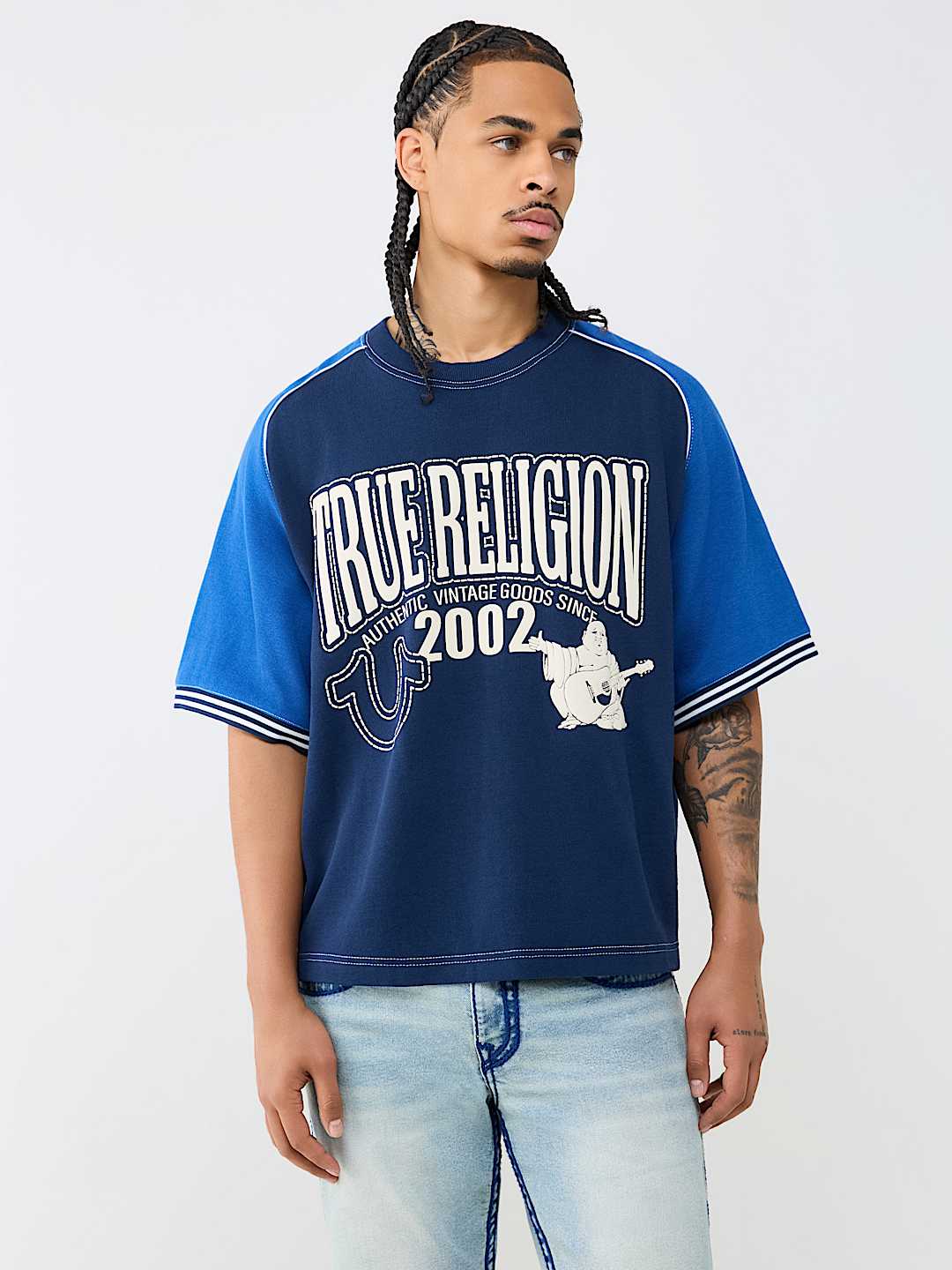 RAGLAN HEAVYWEIGHT BOXY KNIT TOP