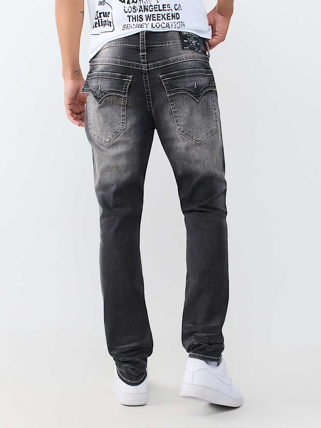 STACKED SKINNY FLAP JEAN