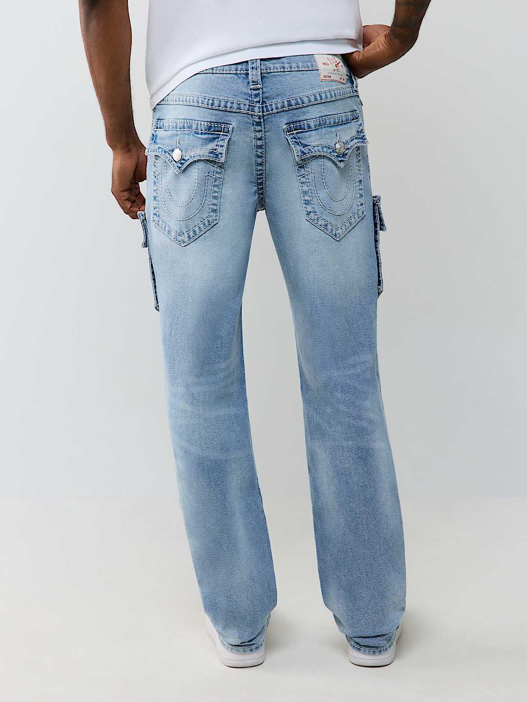 RICKY BIG T FLAP DETACHABLE POCKET CARGO STRAIGHT JEAN