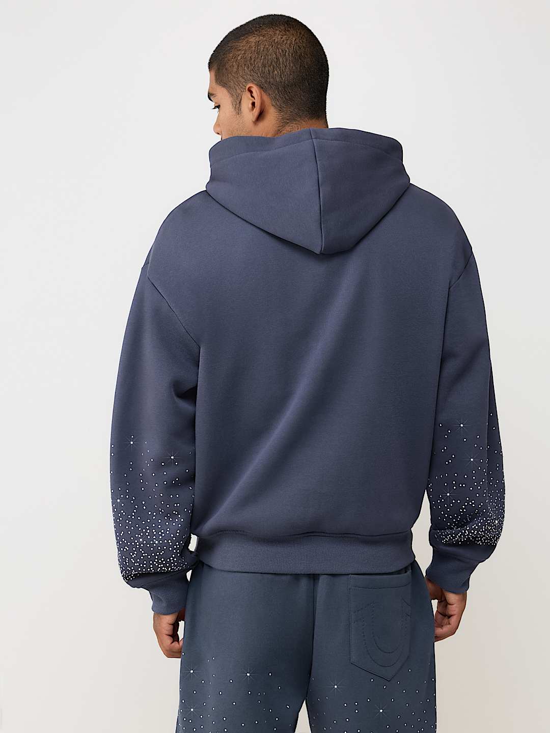 RHINESTONE WOLF HOODIE