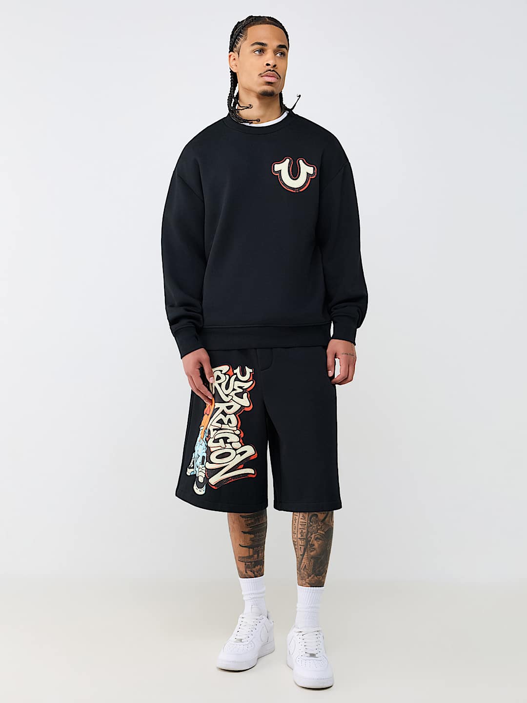MIKEY GRAFFITI FLEECE BAGGY AF SHORT
