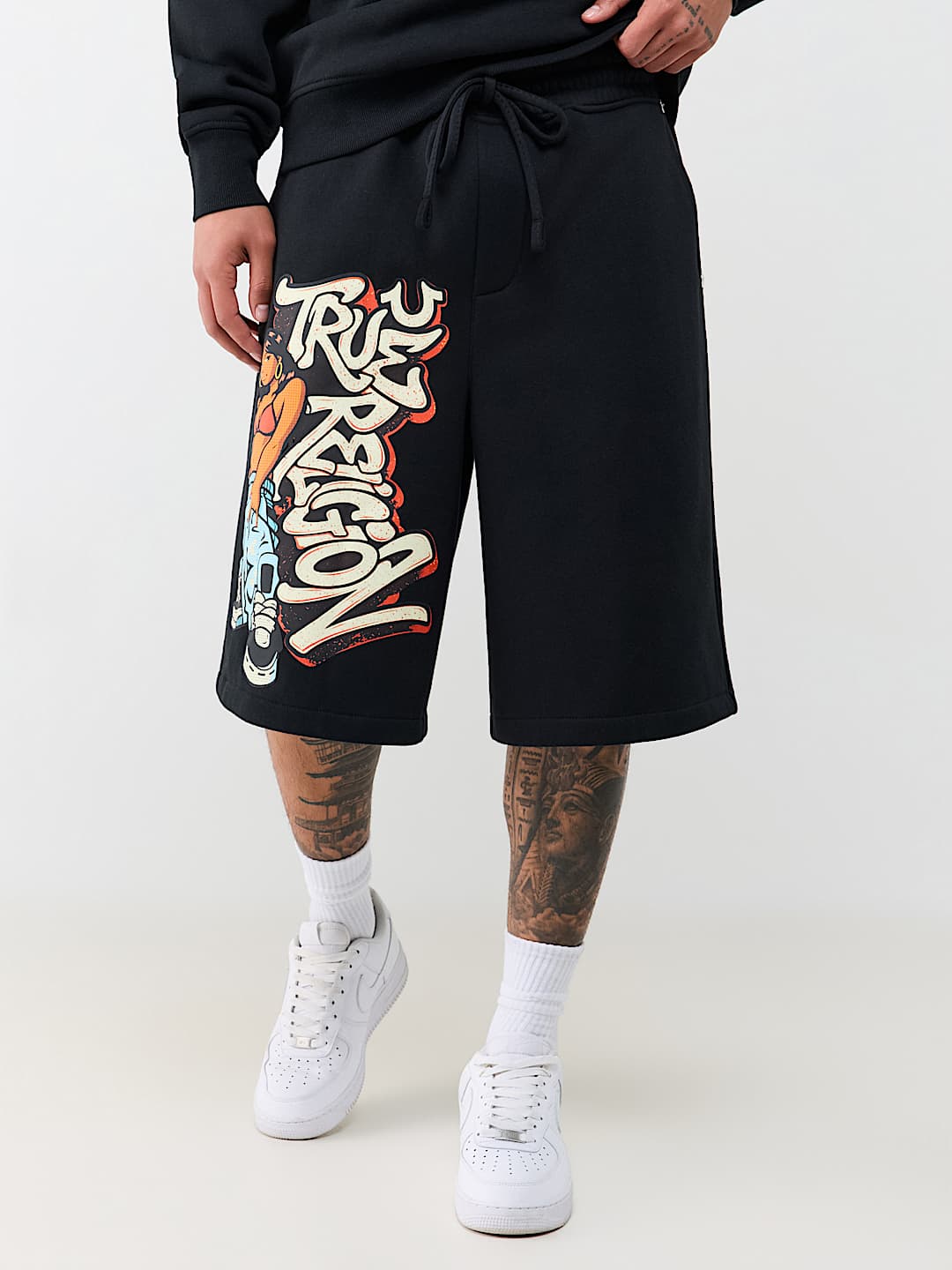 MIKEY GRAFFITI FLEECE BAGGY AF SHORT