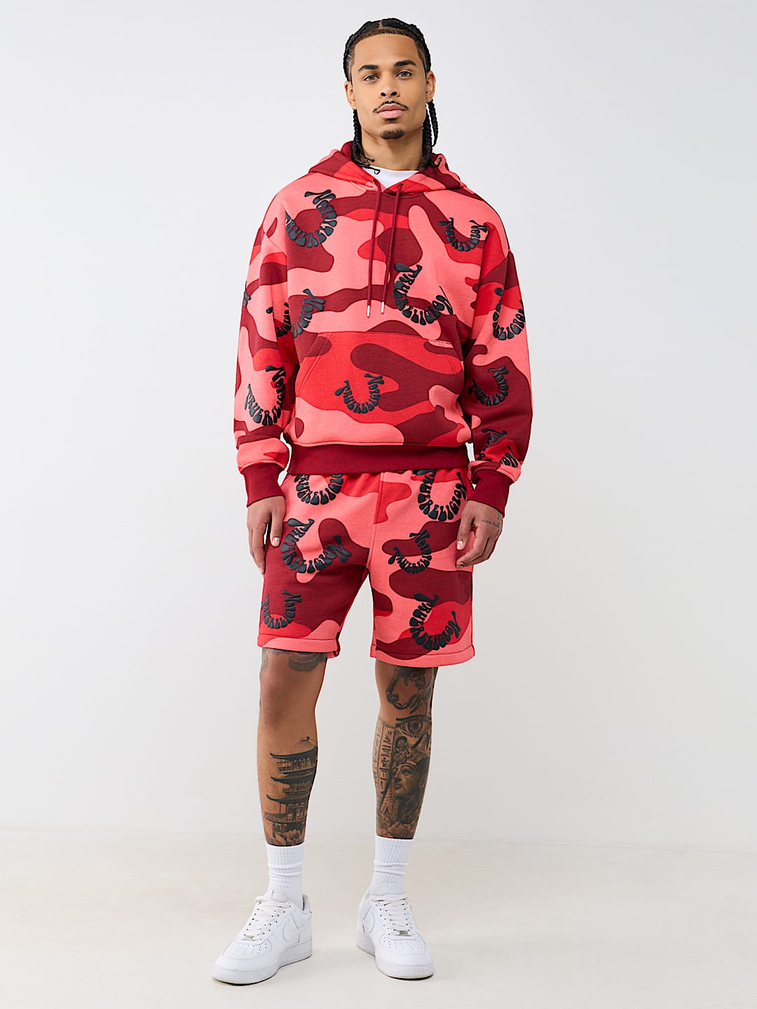 CAMO GROOVY HORSESHOE FLEECE SHORT