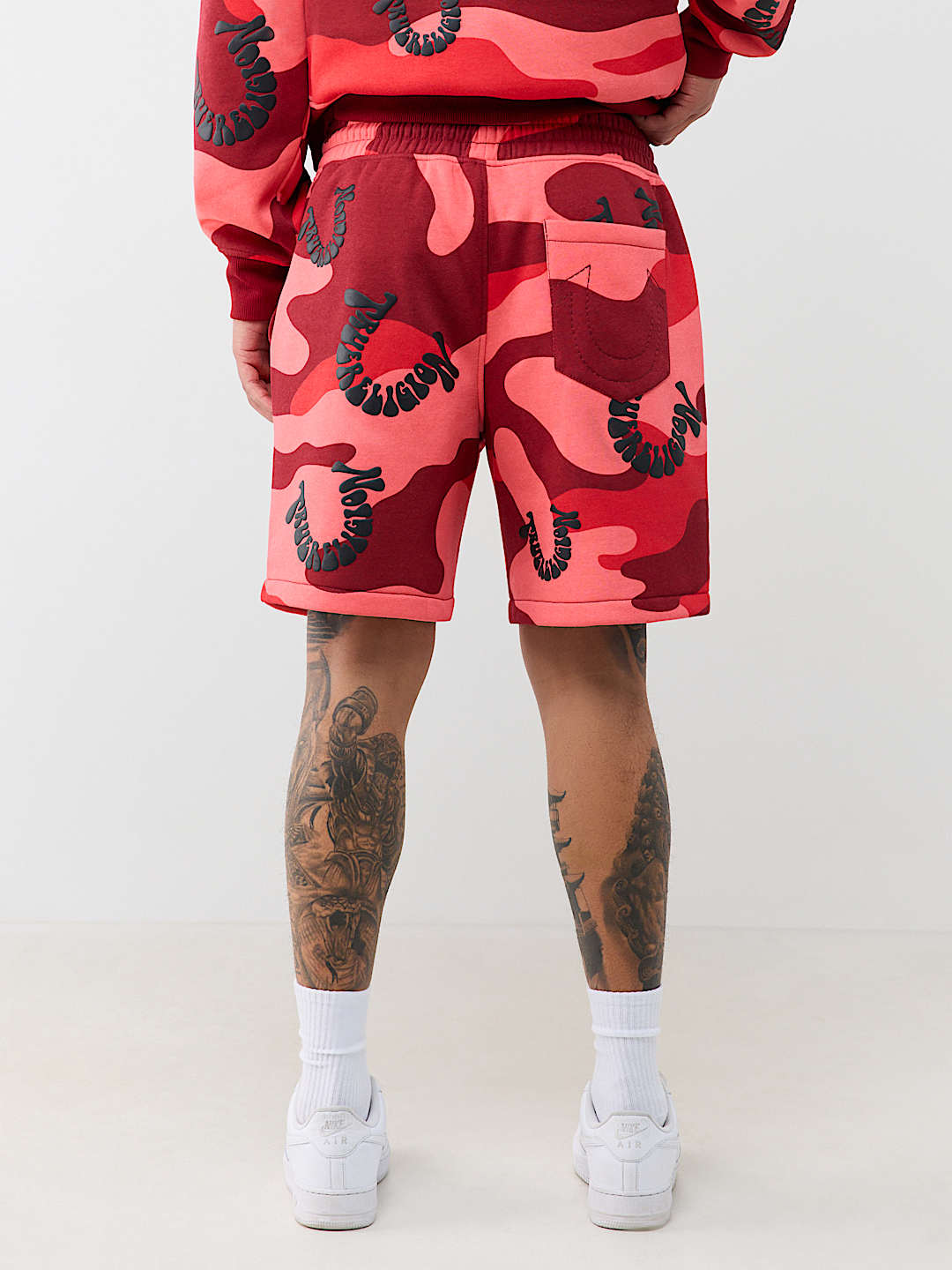 CAMO GROOVY HORSESHOE FLEECE SHORT