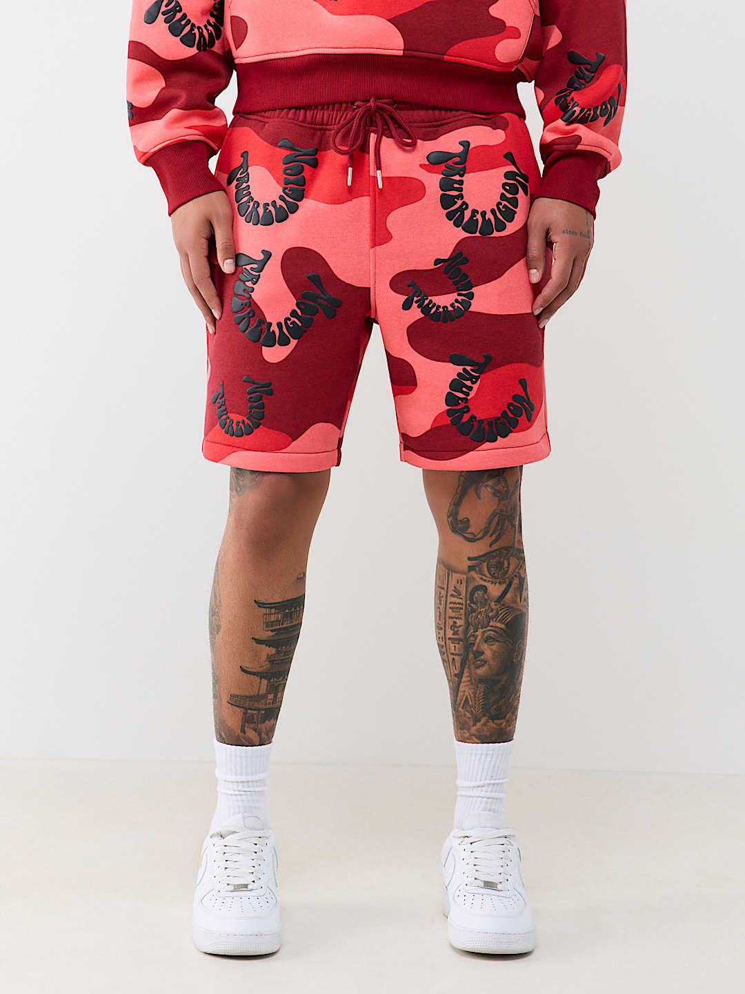 CAMO GROOVY HORSESHOE FLEECE SHORT