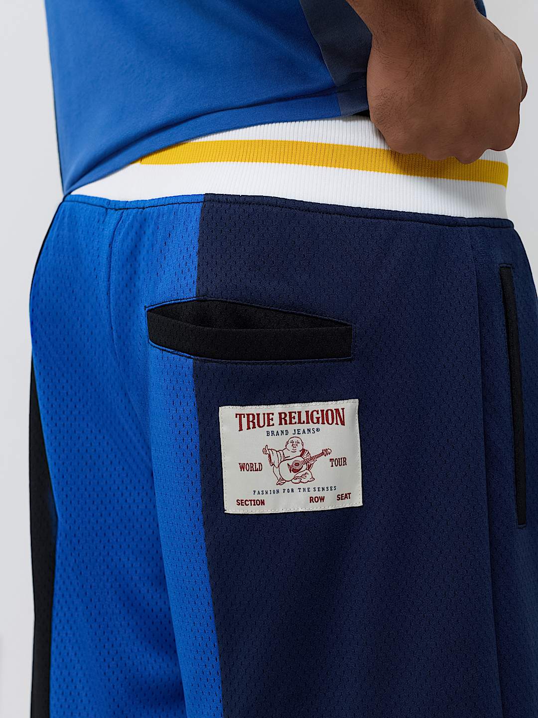 SPLICED LOGO BASKETBALL SHORT