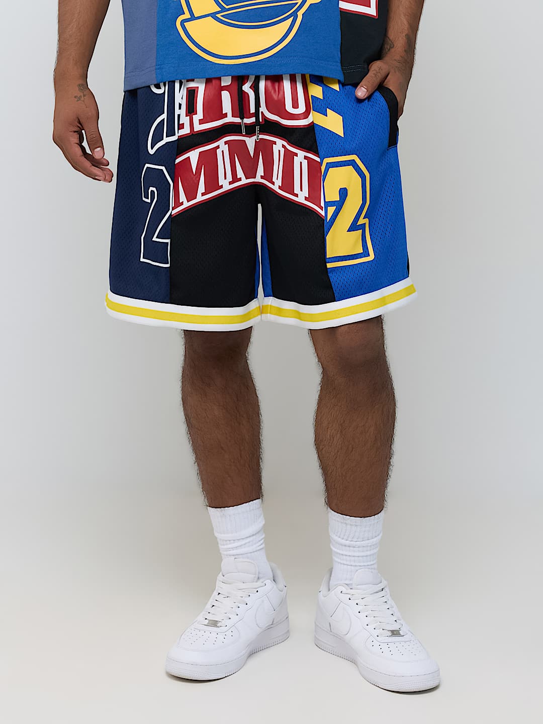 SPLICED LOGO BASKETBALL SHORT